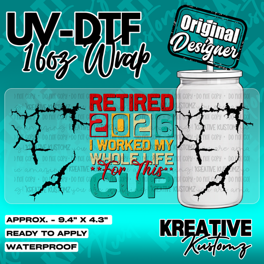 5396 | UV DTF Cup Wrap for 16oz Libbey Glass