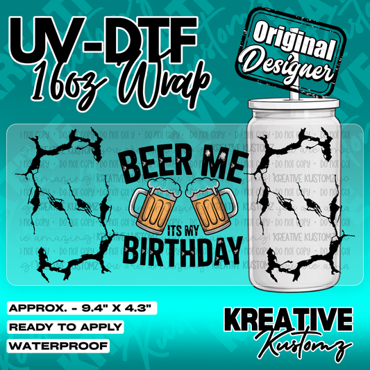 5400 | UV DTF Cup Wrap for 16oz Libbey Glass