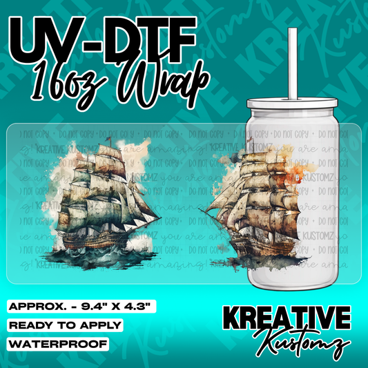 5406 | UV DTF Cup Wrap for 16oz Libbey Glass