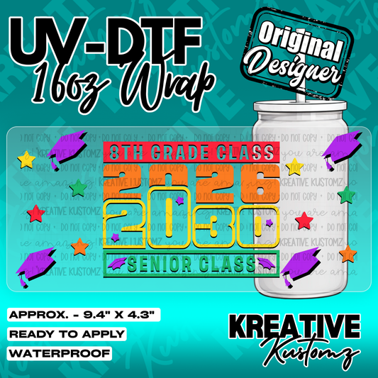 5407 | UV DTF Cup Wrap for 16oz Libbey Glass