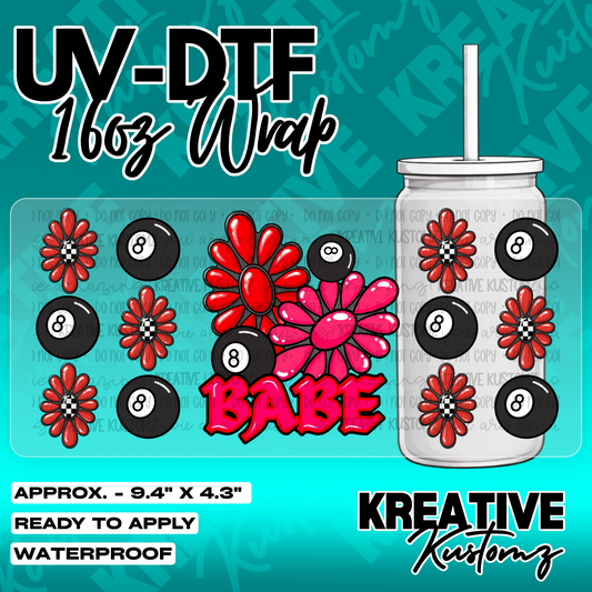 5409 | UV DTF Cup Wrap for 16oz Libbey Glass