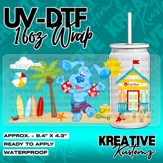 5421 | UV DTF Cup Wrap for 16oz Libbey Glass