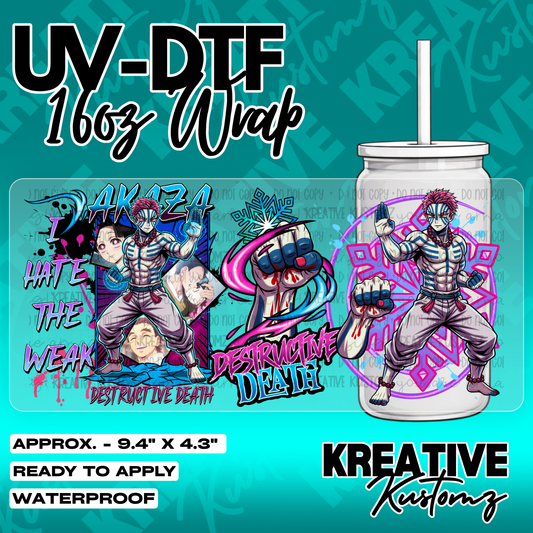 5451 | UV DTF Cup Wrap for 16oz Libbey Glass