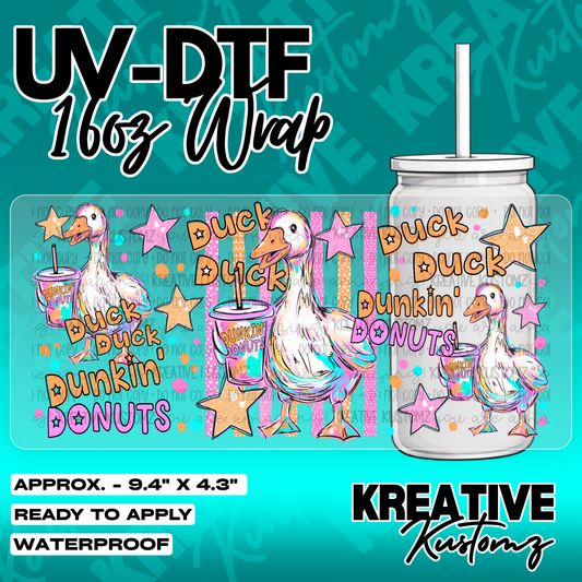 5453 | UV DTF Cup Wrap for 16oz Libbey Glass