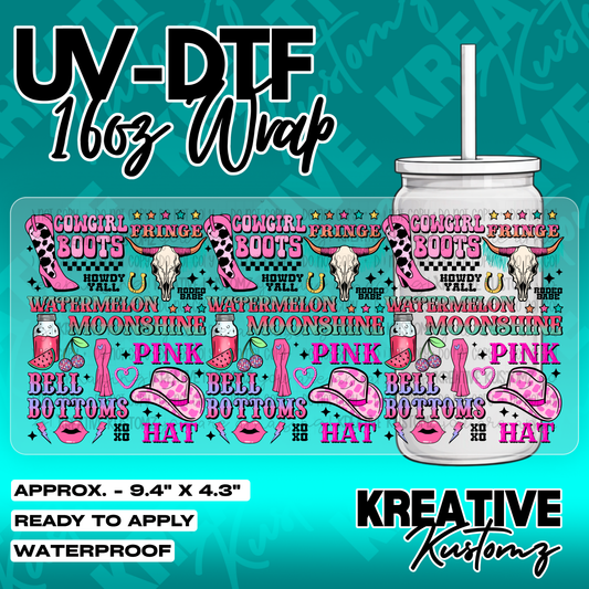 5464 | UV DTF Cup Wrap for 16oz Libbey Glass