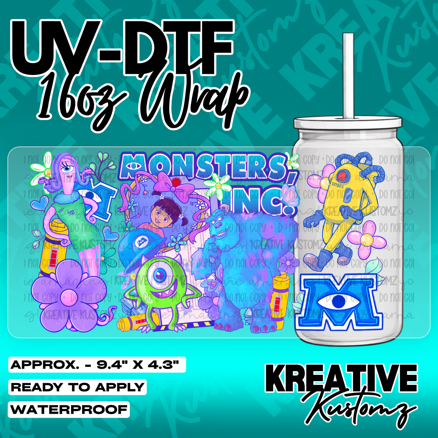 5476 | UV DTF Cup Wrap for 16oz Libbey Glass
