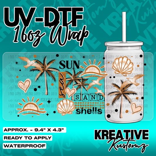5489 | UV DTF Cup Wrap for 16oz Libbey Glass