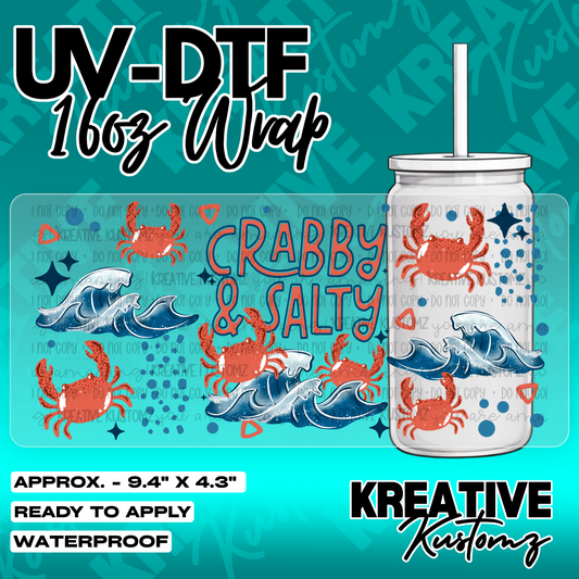 5490 | UV DTF Cup Wrap for 16oz Libbey Glass
