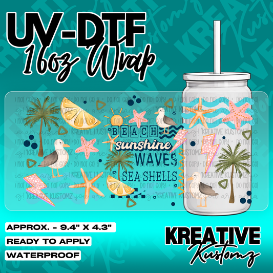5493 | UV DTF Cup Wrap for 16oz Libbey Glass