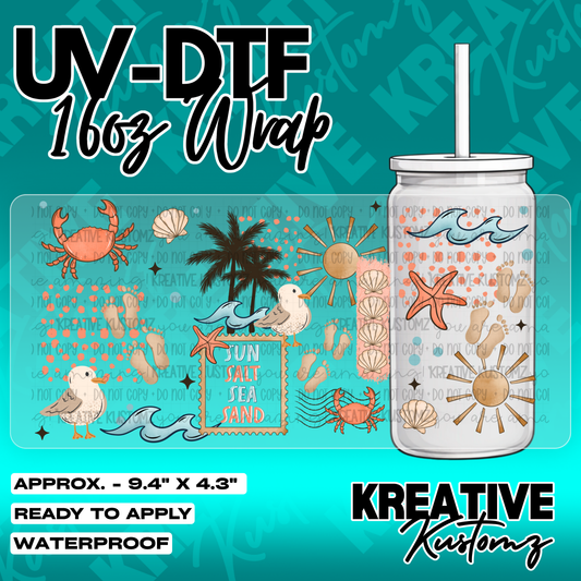 5496 | UV DTF Cup Wrap for 16oz Libbey Glass