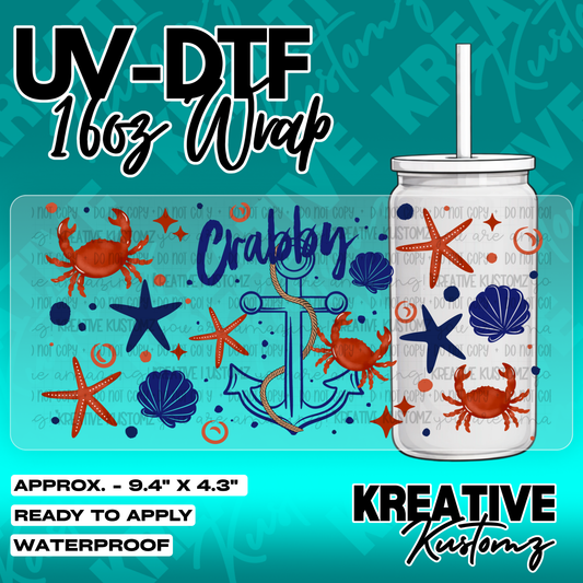 5497 | UV DTF Cup Wrap for 16oz Libbey Glass