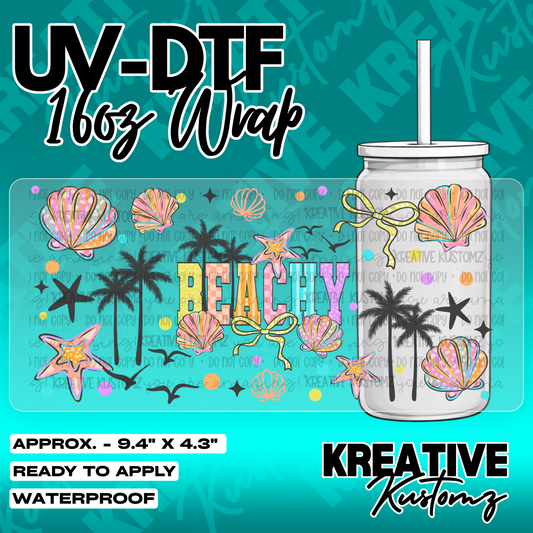 5499 | UV DTF Cup Wrap for 16oz Libbey Glass