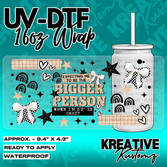 5515 | UV DTF Cup Wrap for 16oz Libbey Glass