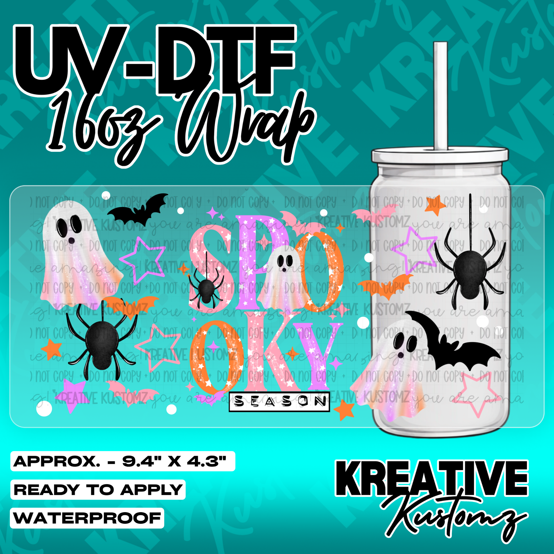 5522 | UV DTF Cup Wrap for 16oz Libbey Glass