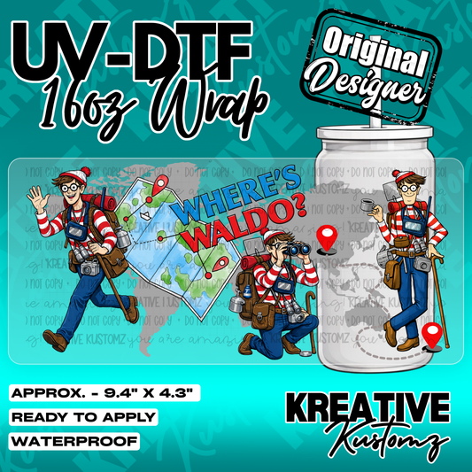 5532 | UV DTF Cup Wrap for 16oz Libbey Glass