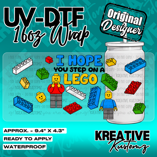 5534 | UV DTF Cup Wrap for 16oz Libbey Glass
