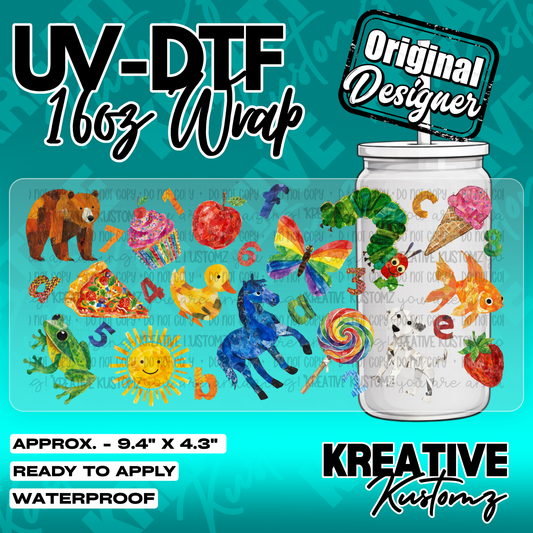 5535 | UV DTF Cup Wrap for 16oz Libbey Glass