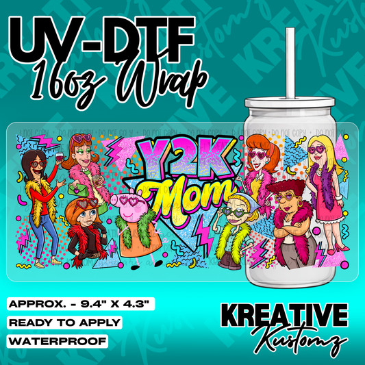 5544 | UV DTF Cup Wrap for 16oz Libbey Glass