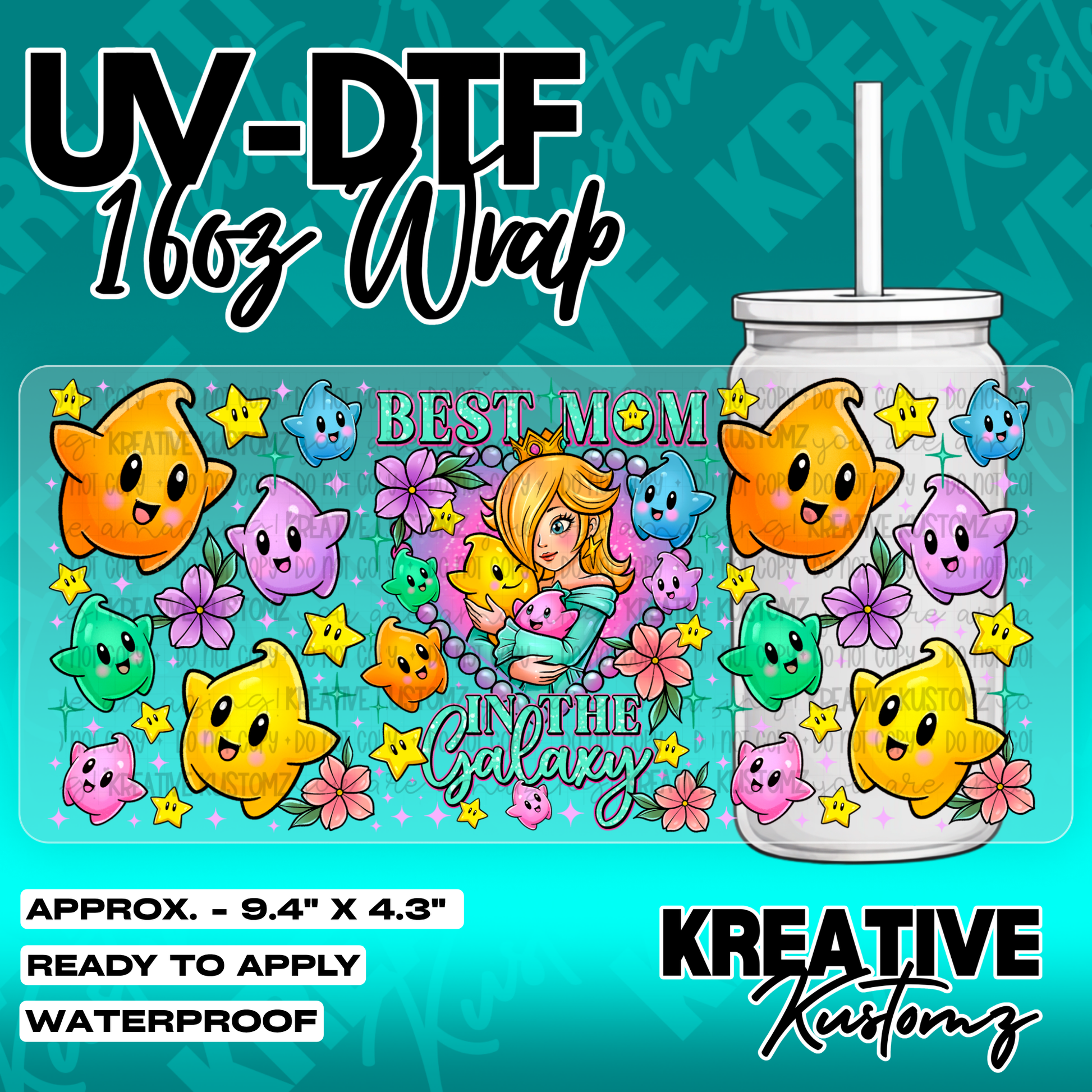 5546 | UV DTF Cup Wrap for 16oz Libbey Glass