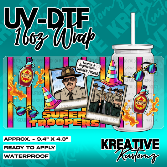 5550 | UV DTF Cup Wrap for 16oz Libbey Glass