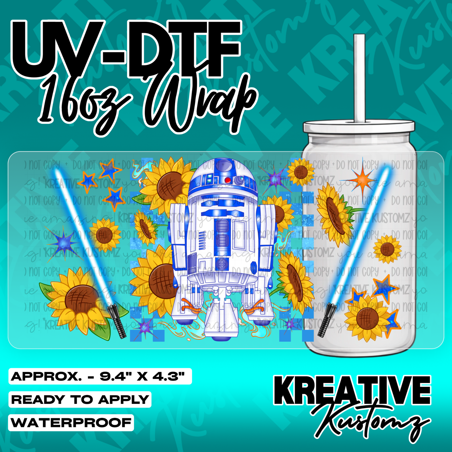 5567 | UV DTF Cup Wrap for 16oz Libbey Glass