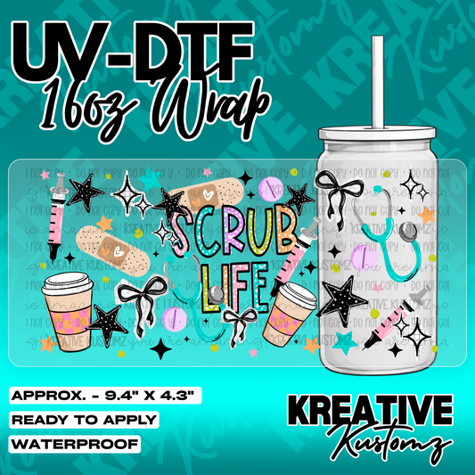 5571 | UV DTF Cup Wrap for 16oz Libbey Glass