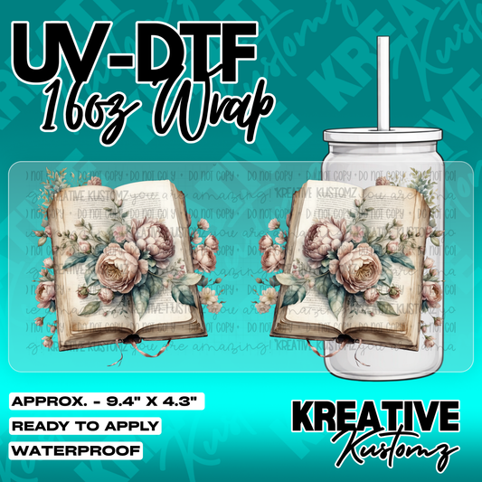 5575 | UV DTF Cup Wrap for 16oz Libbey Glass