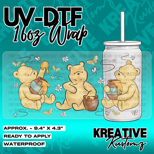 5578 | UV DTF Cup Wrap for 16oz Libbey Glass