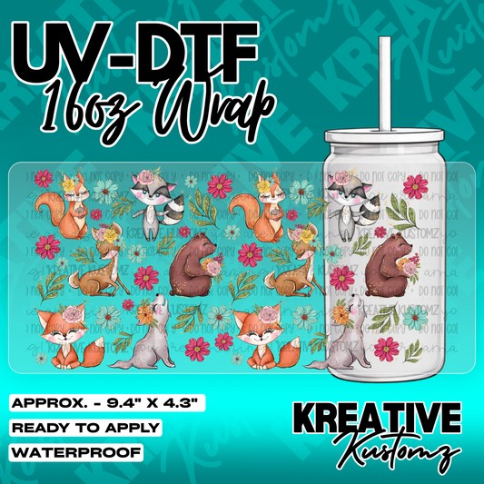 5579 | UV DTF Cup Wrap for 16oz Libbey Glass