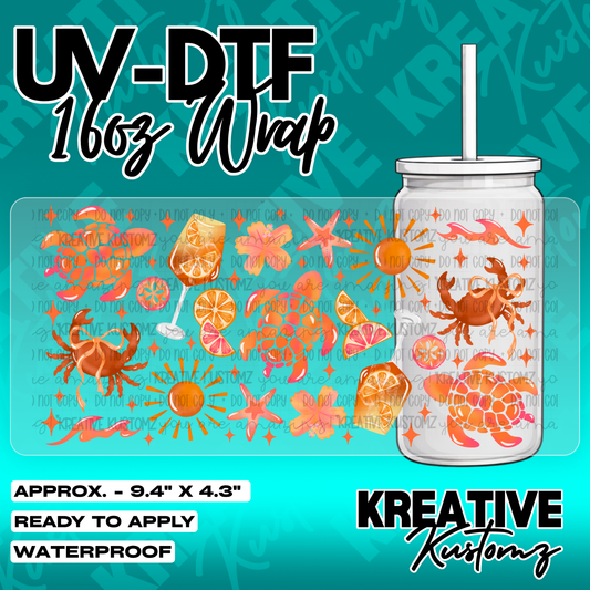 5581 | UV DTF Cup Wrap for 16oz Libbey Glass