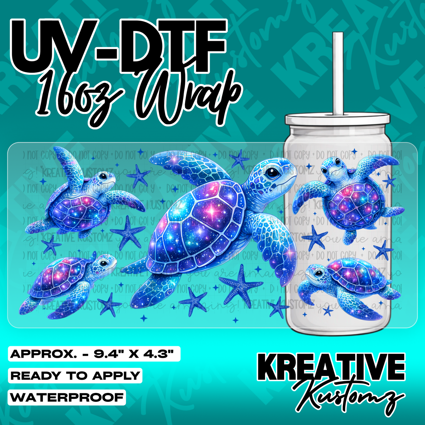 5583 | UV DTF Cup Wrap for 16oz Libbey Glass