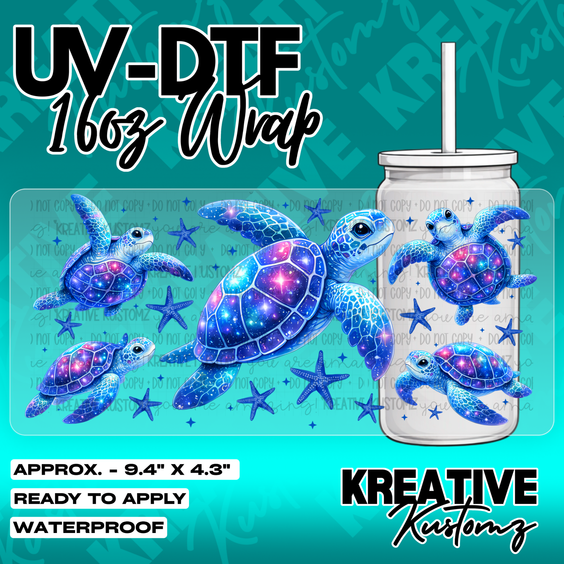5583 | UV DTF Cup Wrap for 16oz Libbey Glass