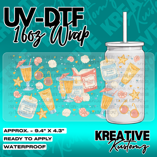 5584 | UV DTF Cup Wrap for 16oz Libbey Glass
