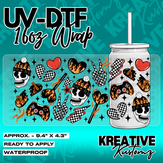 5604 | UV DTF Cup Wrap for 16oz Libbey Glass