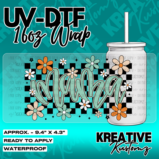 5614 | UV DTF Cup Wrap for 16oz Libbey Glass