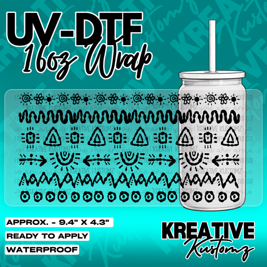 5619 | UV DTF Cup Wrap for 16oz Libbey Glass