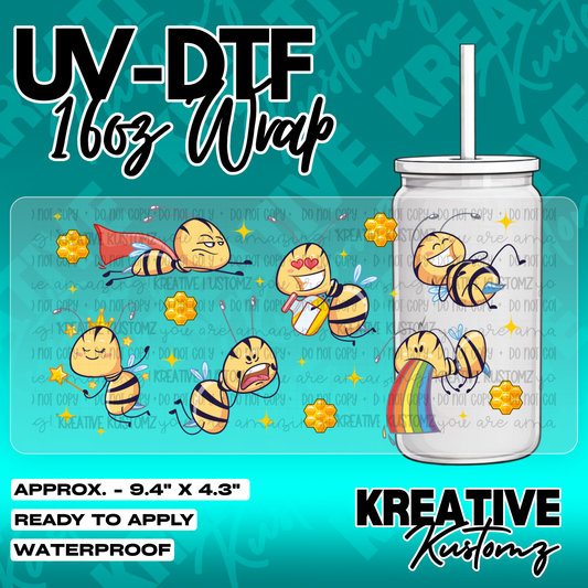 5629 | UV DTF Cup Wrap for 16oz Libbey Glass