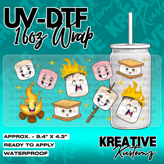 5639 | UV DTF Cup Wrap for 16oz Libbey Glass