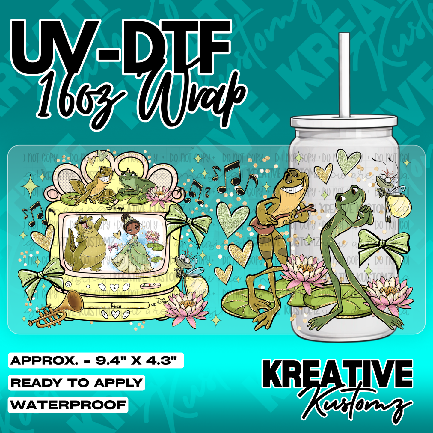 5656 | UV DTF Cup Wrap for 16oz Libbey Glass