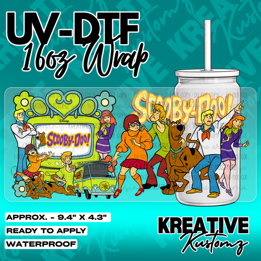 5659 | UV DTF Cup Wrap for 16oz Libbey Glass