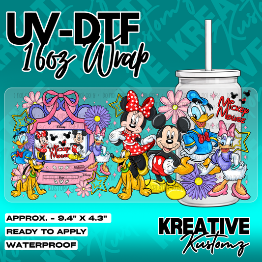 5660 | UV DTF Cup Wrap for 16oz Libbey Glass