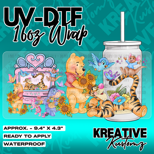 5661 | UV DTF Cup Wrap for 16oz Libbey Glass