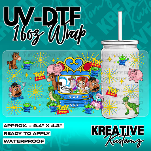 5665 | UV DTF Cup Wrap for 16oz Libbey Glass