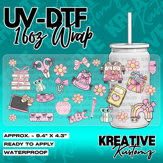 5666 | UV DTF Cup Wrap for 16oz Libbey Glass