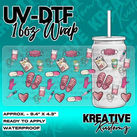 5668 | UV DTF Cup Wrap for 16oz Libbey Glass
