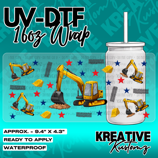 5687 | UV DTF Cup Wrap for 16oz Libbey Glass