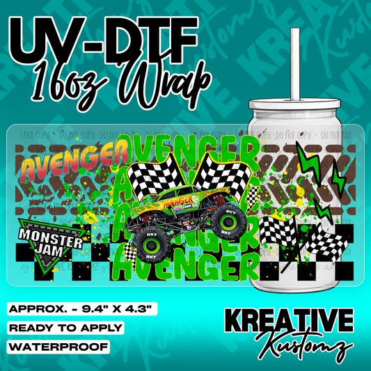 5690 | UV DTF Cup Wrap for 16oz Libbey Glass