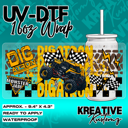 5694 | UV DTF Cup Wrap for 16oz Libbey Glass