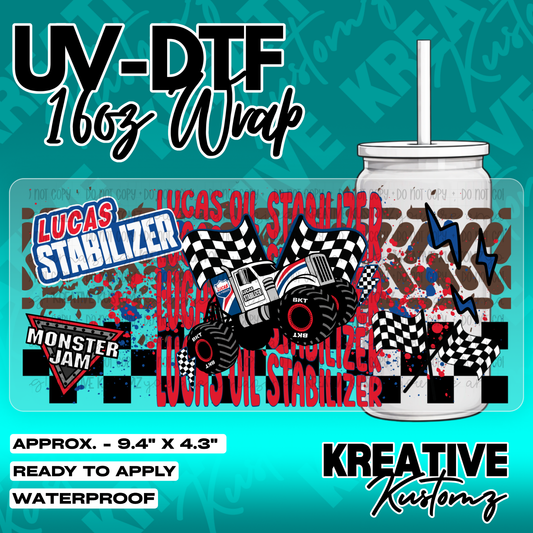 5700 | UV DTF Cup Wrap for 16oz Libbey Glass