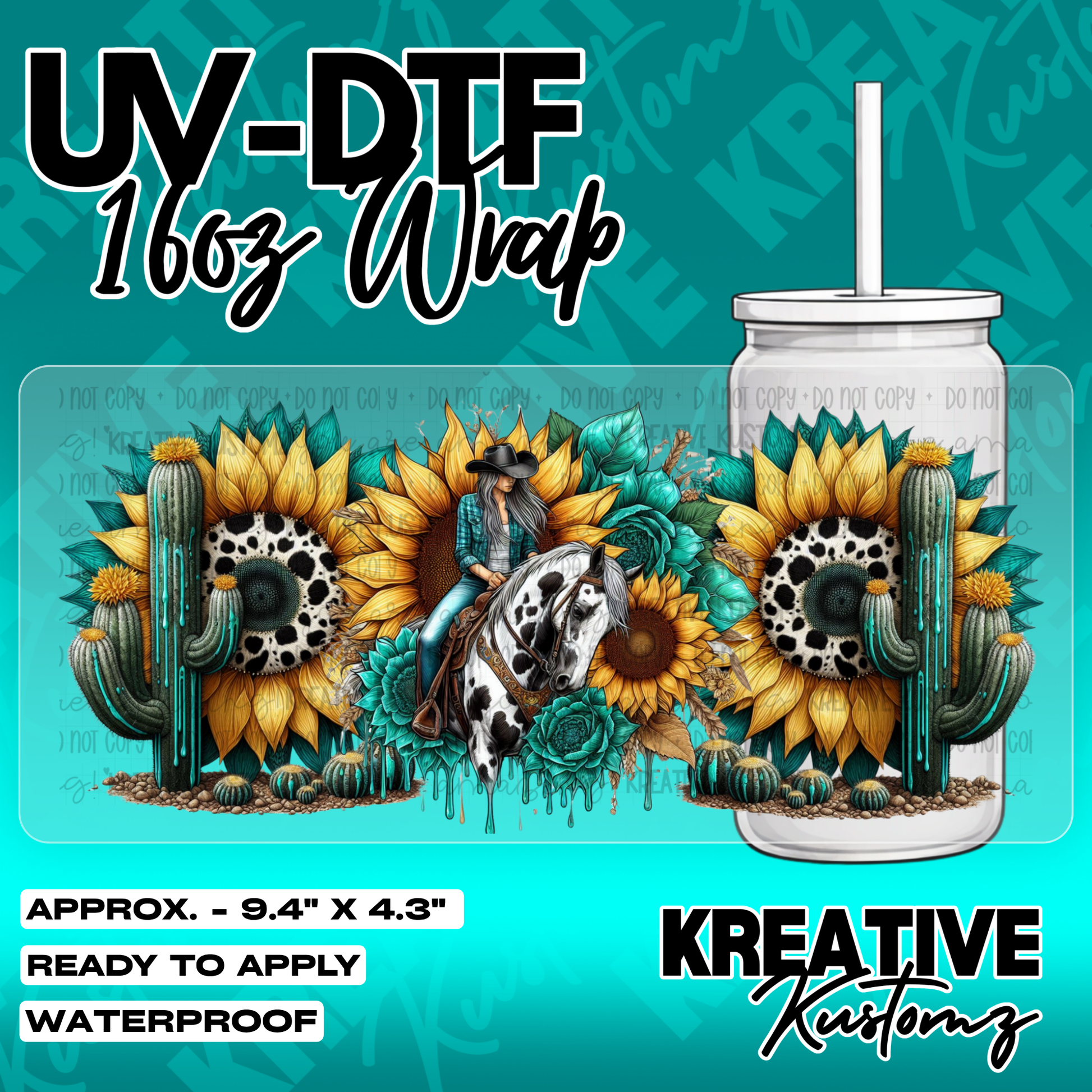 5723 | UV DTF Cup Wrap for 16oz Libbey Glass